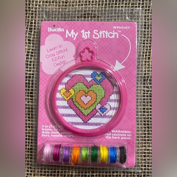 Cross Stitch Lot 8 Kits And 4 Wooden Hearts (Easter kit no thread) New Vintage - Picture 4 of 11